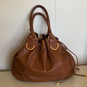 Juicy Couture Tan Leather Hobo Bag